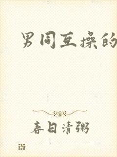 男同互操的视频