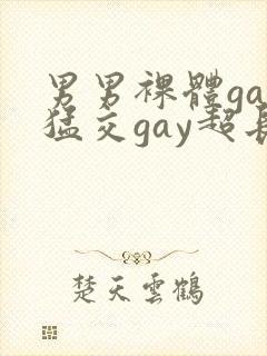 男男裸体gay猛交gay超长视频