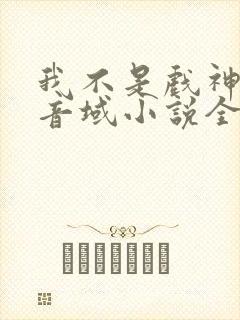 我不是戏神三九音域小说全集封面