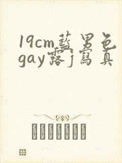 19cm蓝男色gay露j写真封面