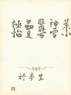 极品医神叶辰孙怡夏若雪小说