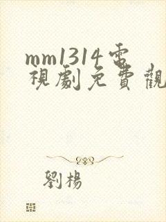 mm1314电视剧免费观看高清封面