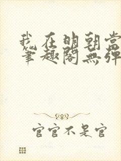 我在明朝当国公笔趣阁无弹窗