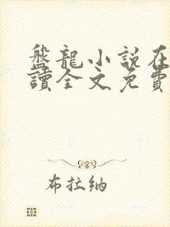 盘龙小说在线阅读全文免费无弹窗封面