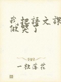 我把语文课代表做哭了封面