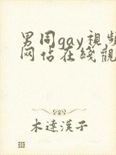 男同gay视频网站在线观看