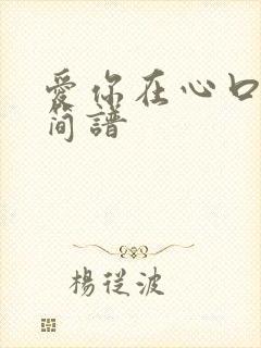 爱你在心口难开简谱封面