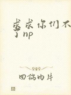 求求你们不要做了np封面