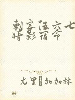 刺客伍六七4季暗影宿命封面