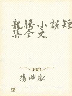 龙腾小说短篇合集全文
