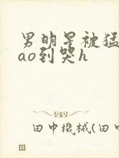 男明星被猛男cao到哭h