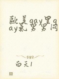 欧美gay里gay气男男网站