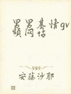 男男基情gv视频网站