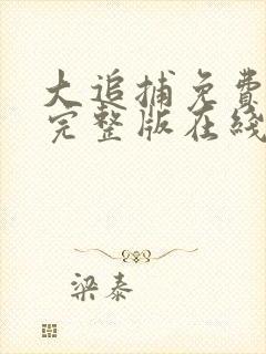 大追捕免费观看完整版在线全集