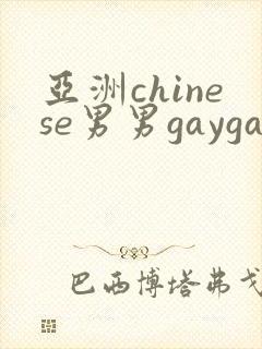 亚洲chinese男男gaygay网站封面
