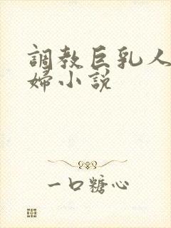 调教巨乳人妻少妇小说