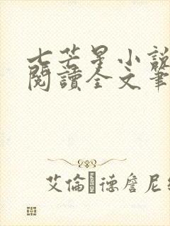 七芒星小说免费阅读全文笔趣阁