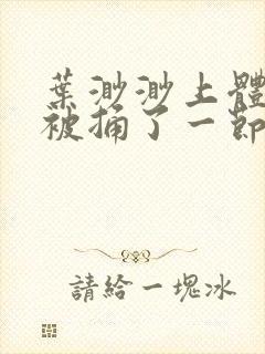 叶渺渺上体育课被捅了一节课封面