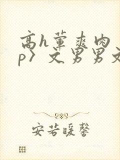 高h荤爽肉〈np〉文男男文封面