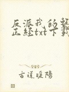 反派我的系统不正经txt下载