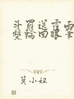 斗罗送霍雨浩一双轮回眼笔趣阁