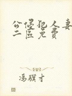 公侵犯人妻一区二区免费