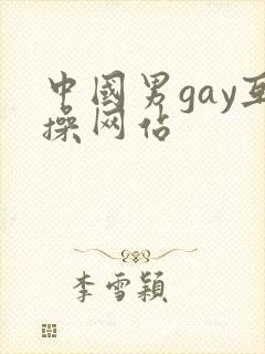 中国男gay互操网站
