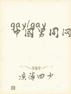 gay/gay中国男同网站封面