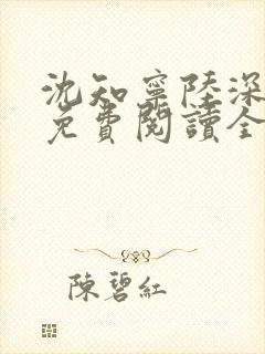 沈知宁陆深小说免费阅读全文无弹窗封面