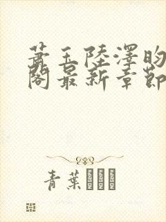 萧玉陆泽昀笔趣阁最新章节