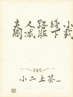 夫人路线小说无删减版下载