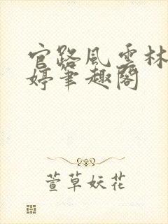 官路风云林海姜婷笔趣阁