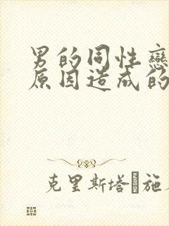 男的同性恋什么原因造成的封面