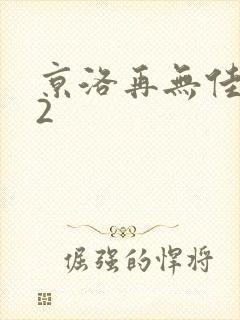 京洛再无佳人.2