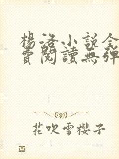 杨洛小说全文免费阅读无弹窗最新章节