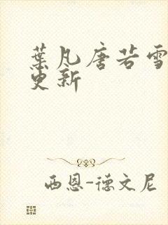 叶凡唐若雪最新更新