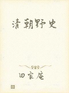 清朝野史