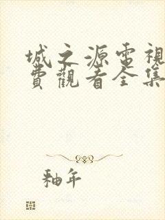 城之源电视剧免费观看全集封面