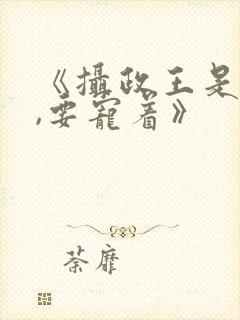 《摄政王是病娇,要宠着》封面