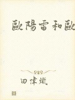 欧阳雷和欧阳凝封面