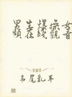 男生爆操女生视频在线观看