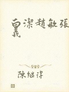 白洁赵敏张倩高义