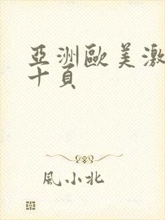 亚洲欧美激情第十页