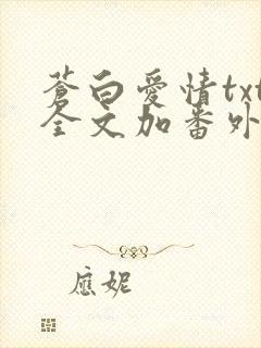 苍白爱情txt全文加番外