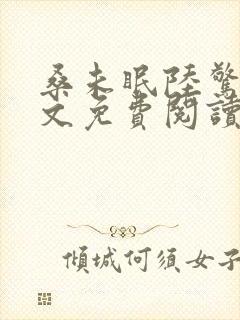 桑未眠陆惊鸿全文免费阅读笔趣阁