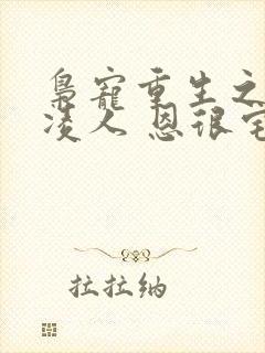 枭宠重生之盛妻凌人 恩很宅封面