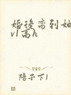 婚后脔到她哭1v1高h封面