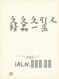 久久久91人妻精品一区