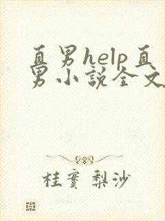 直男help直男小说全文笔趣阁封面