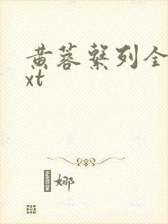 黄蓉系列全本txt